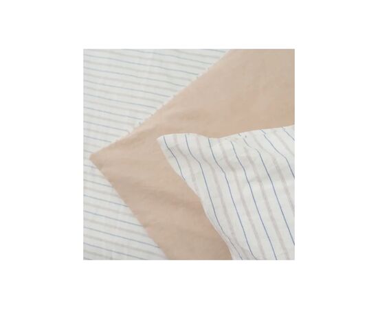 Постільна білизна Viluta 03 Wash Варена бавовна геометрія (50 х 70 - 2 шт) двоспальний (03_Wash_Printed_dv), зображення 6