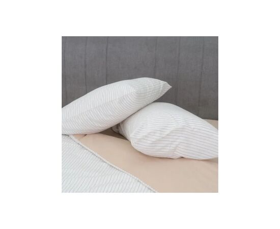 Постільна білизна Viluta 03 Wash Варена бавовна геометрія (50 х 70 - 2 шт) двоспальний (03_Wash_Printed_dv), зображення 8