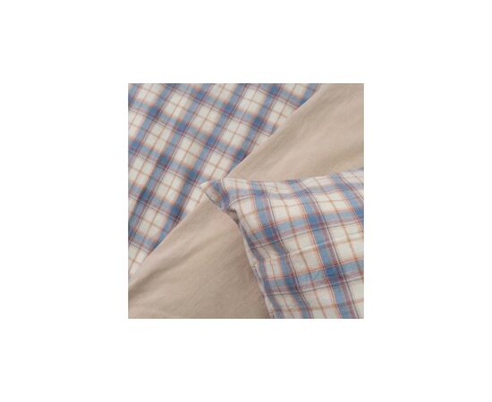 Постільна білизна Viluta 06 Wash Варена бавовна геометрія (50 х 70 - 2 шт) двоспальний (06_Wash_Printed_dv), зображення 8