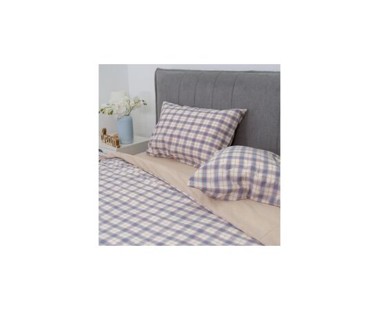 Постільна білизна Viluta 06 Wash Варена бавовна геометрія (50 х 70 - 2 шт) двоспальний (06_Wash_Printed_dv), зображення 9