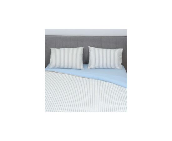 Постільна білизна Viluta 10 Wash Варена бавовна геометрія (50 х 70 - 2 шт) двоспальний (10_Wash_Printed_dv), зображення 3