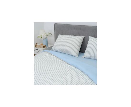 Постільна білизна Viluta 10 Wash Варена бавовна геометрія (50 х 70 - 2 шт) двоспальний (10_Wash_Printed_dv), зображення 4