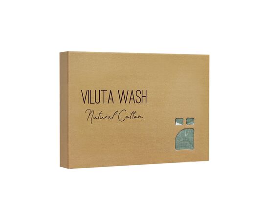 Постільна білизна Viluta 03 Wash Варена бавовна геометрія (50 х 70 - 2 шт) євро (03_Wash_Printed_ev), зображення 10