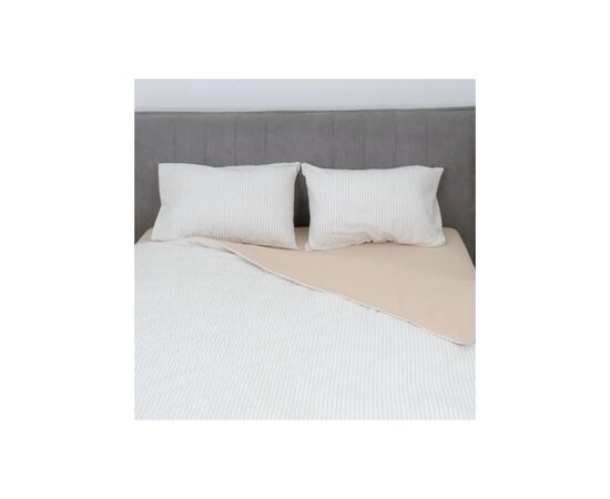 Постільна білизна Viluta 03 Wash Варена бавовна геометрія (50 х 70 - 2 шт) євро (03_Wash_Printed_ev), зображення 4