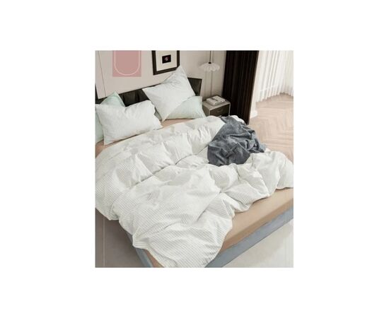 Постільна білизна Viluta 03 Wash Варена бавовна геометрія (50 х 70 - 2 шт) євро (03_Wash_Printed_ev)