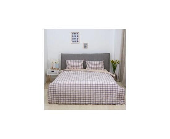 Постільна білизна Viluta 06 Wash Варена бавовна геометрія (50 х 70 - 2 шт) євро (06_Wash_Printed_ev), зображення 2