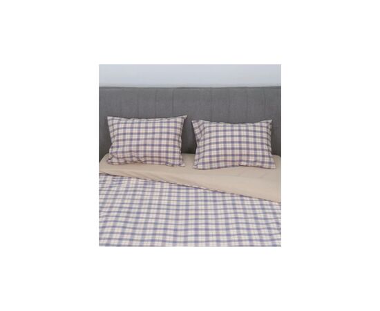 Постільна білизна Viluta 06 Wash Варена бавовна геометрія (50 х 70 - 2 шт) євро (06_Wash_Printed_ev), зображення 5