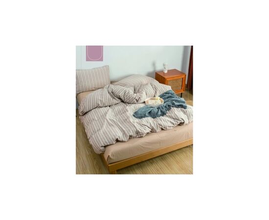 Постільна білизна Viluta 07 Wash Варена бавовна геометрія (50 х 70 - 2 шт) євро (07_Wash_Printed_ev)