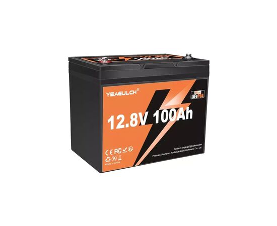 Батарея LiFePo4 YEAGULCH 12.8V - 100Ah (YEAGULCH-12,8V/100Ah), изображение 2