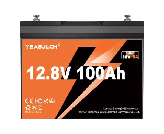 Батарея LiFePo4 YEAGULCH 12.8V 100Ah Mini (YEAGULCH-12,8V/100Ah Mini)