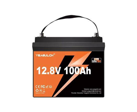 Батарея LiFePo4 YEAGULCH 12.8V 100Ah Mini Max (YEAGULCH-12,8V/100Ah Max)