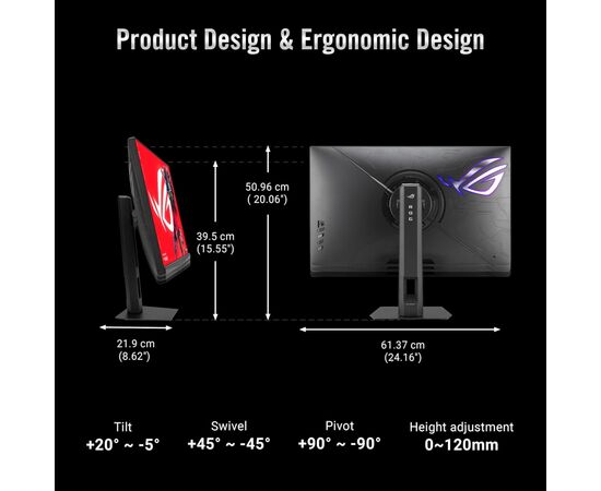 Монитор ASUS ROG Strix 5K XG27JCG (90LM0CE0-B01371), изображение 7