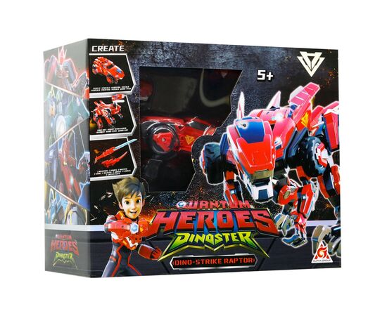 Трансформер Dinoster Мега Дино-Страйк Раптор (EU580805), зображення 5