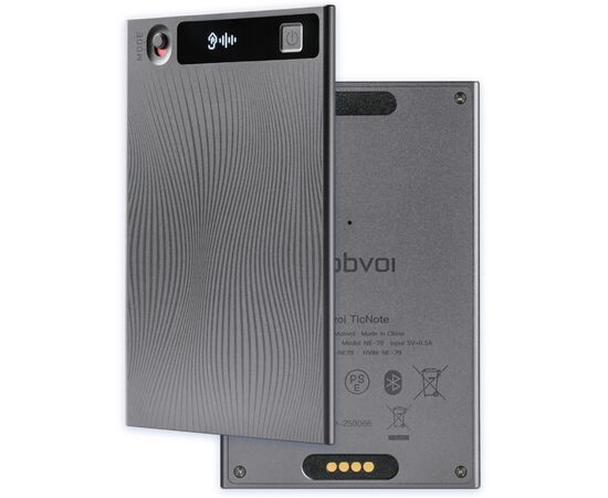 Цифровой диктофон Mobvoi TicNote with IA Shadow 64GB Black (NE-79)