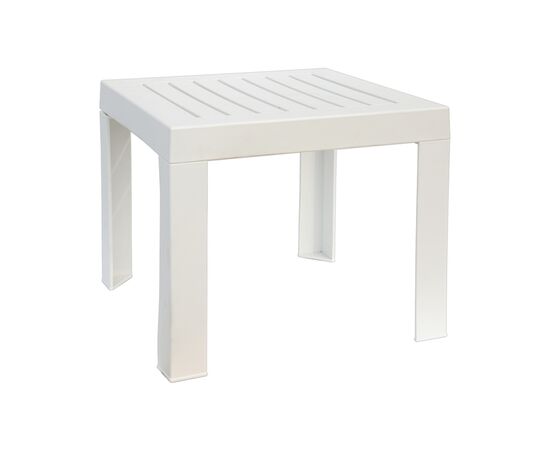 Стол садовый PAPATYA к шезлонгу Suda белый (4348)