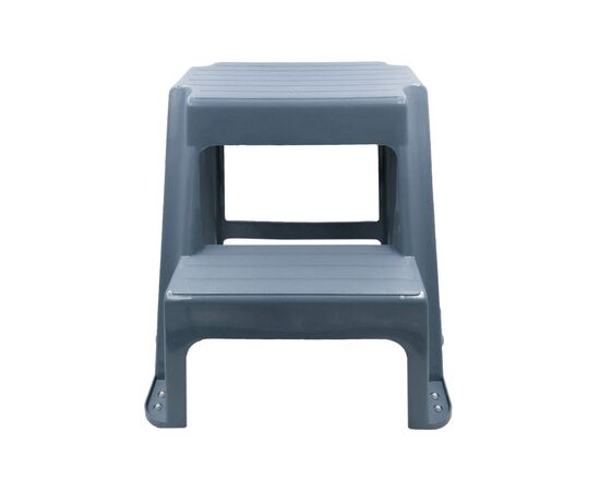 Табурет Irak Plastik со ступенькой Step цвет антрацитовый (20196), изображение 2