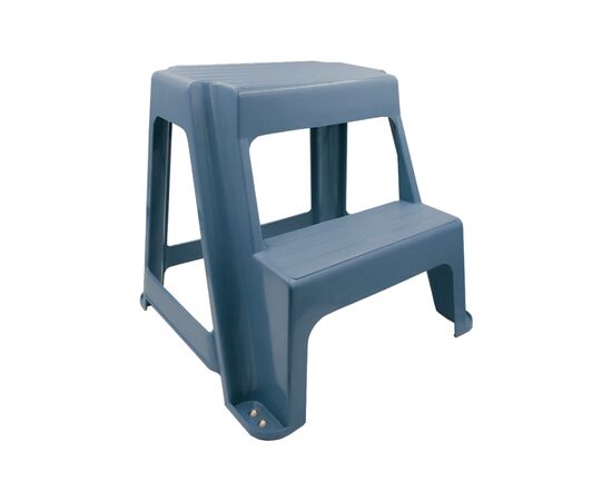 Табурет Irak Plastik со ступенькой Step цвет антрацитовый (20196)