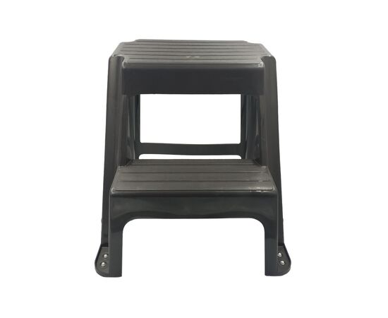 Табурет Irak Plastik со ступенькой Step цвет шоколадный (10856), изображение 2