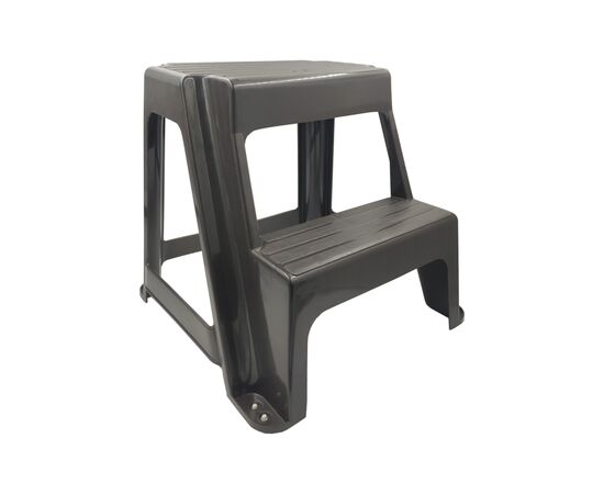 Табурет Irak Plastik со ступенькой Step цвет шоколадный (10856)