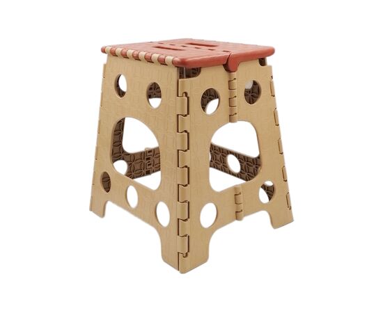 Стул складной Planet 36 см коричнево-бежевый (10715)