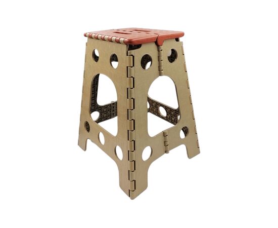 Стул складной Planet 45 см коричнево-бежевый (10716)