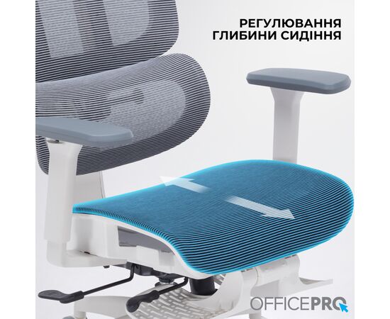 Офісне крісло OfficePro Skyline OC750-W-DG-DG (OC750-W-DG-DG), зображення 10