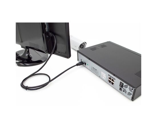 Кабель мультимедийный HDMI M to HDMI M 5.0m 4K60Hz Ethernet black Digitus (DK-330123-050-S), изображение 4