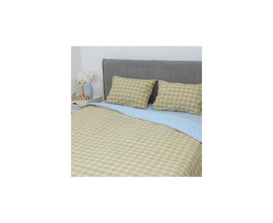 Постільна білизна Viluta 02 Wash Варена бавовна геометрія (50 х 70 - 2 шт) євро (02_Wash_Printed_ev), зображення 3