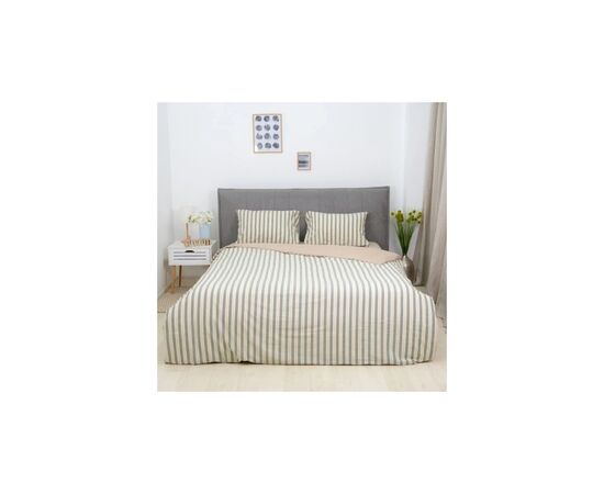 Постільна білизна Viluta 08 Wash Варена бавовна геометрія (50 х 70 - 2 шт) євро (08_Wash_Printed_ev), зображення 2