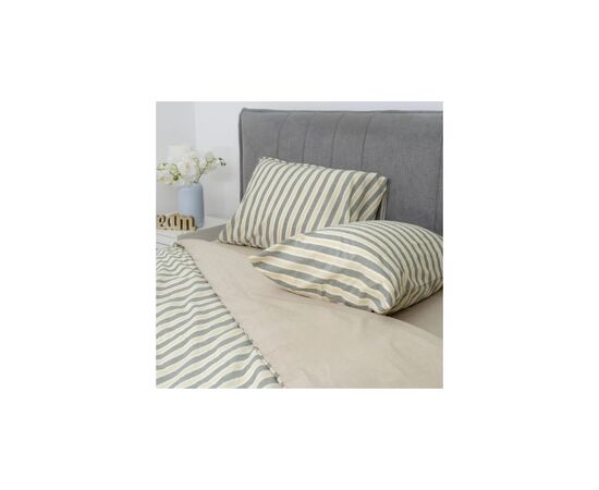 Постільна білизна Viluta 08 Wash Варена бавовна геометрія (50 х 70 - 2 шт) євро (08_Wash_Printed_ev), зображення 7