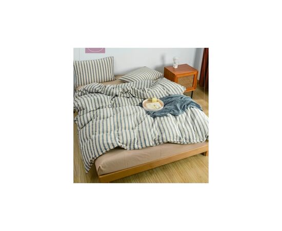 Постільна білизна Viluta 08 Wash Варена бавовна геометрія (50 х 70 - 2 шт) євро (08_Wash_Printed_ev)