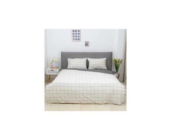 Постільна білизна Viluta 01 Wash Варена бавовна геометрія (50 х 70 - 2 шт) сімейний (01_Wash_Printed_sm), зображення 2