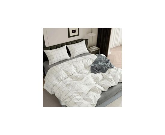 Постільна білизна Viluta 01 Wash Варена бавовна геометрія (50 х 70 - 2 шт) сімейний (01_Wash_Printed_sm)