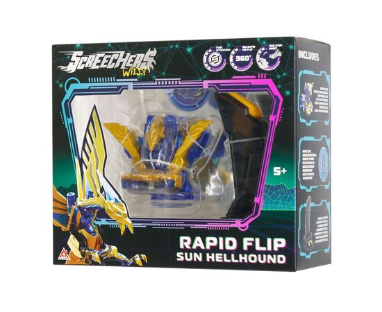 Трансформер Screechers Wild ! S5 L0.5 V2 - Сан Хелхаунд (KS686104B), изображение 7