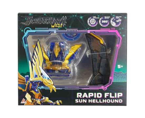 Трансформер Screechers Wild ! S5 L0.5 V2 - Сан Хелхаунд (KS686104B), изображение 8