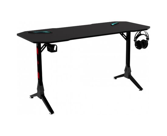 Компьютерный стол GT Racer T-1211 Black (T-1211 (120x60x73) Black), изображение 3