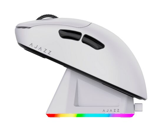Мышка Ajazz AJ179P MC Charging Dock Wireless/Bluetooth/USB White (AJ179P-MC-W), изображение 2