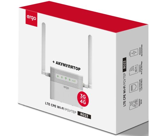 Маршрутизатор Ergo R023 w/battery, изображение 5