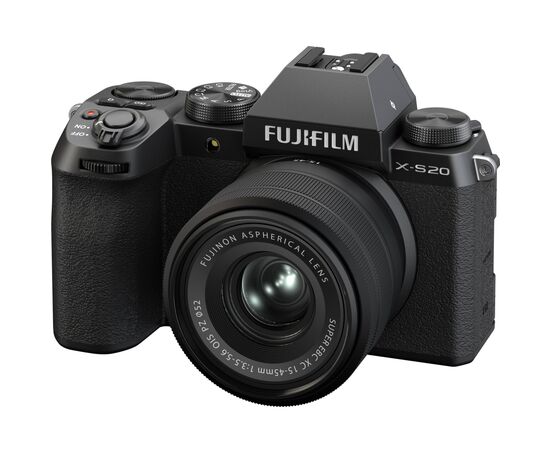 Цифровий фотоапарат Fujifilm X-S20+ XC 15-45mm F3.5-5.6 Kit Black (16939588)
