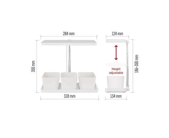 Настільна лампа EMOS LED лампа для рослин 7 W з таймером (Z7904), зображення 8