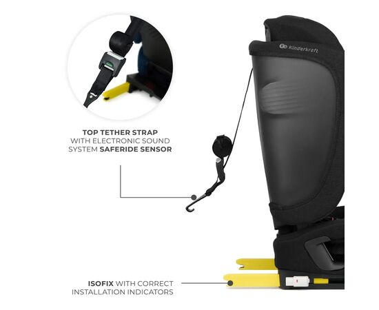 Автокресло Kinderkraft Fix2Go i-Size Black (KCFI2GO0BLK0000) (5902533925889), изображение 6