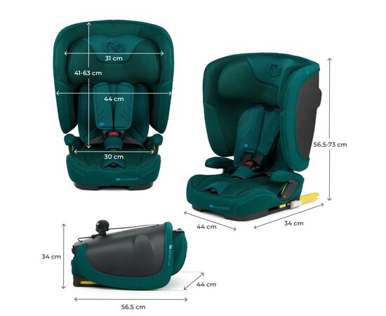 Автокресло Kinderkraft Fix2Go i-Size Green (KCFI2GO0GRE0000) (5902533925896), изображение 10