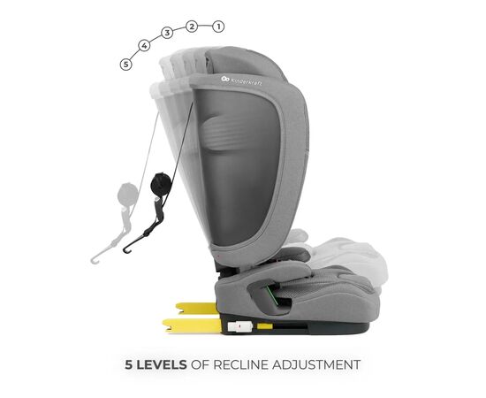 Автокресло Kinderkraft Fix2Go i-Size Grey (KCFI2GO0GRY0000) (5902533925872), изображение 4