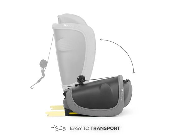 Автокресло Kinderkraft Fix2Go i-Size Grey (KCFI2GO0GRY0000) (5902533925872), изображение 5