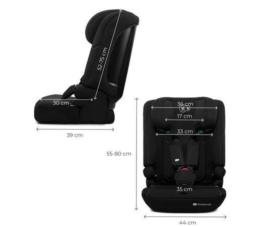 Автокресло Kinderkraft i-Comfy i-Size Black (KCICOM00BLK0000) (5902533929283), изображение 5