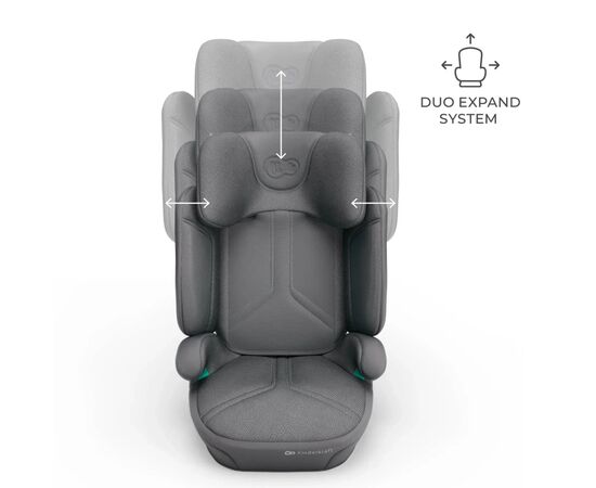 Автокрісло Kinderkraft Xpand 2 PRO i-Size Grey (KCXPPR02GRY0000) (5902533926480), зображення 4