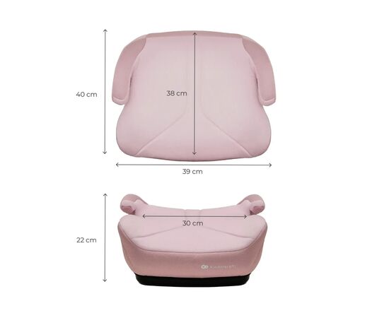 Автокресло Kinderkraft i-Boost 2 бустер Pink (KCIBOO02PNK0000) (5902533929184), изображение 2