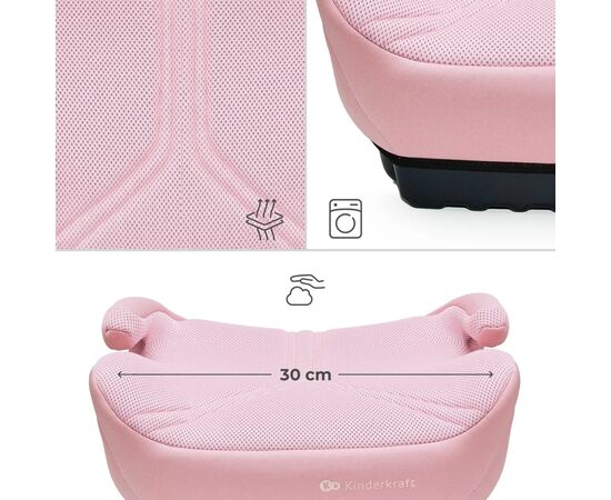 Автокресло Kinderkraft i-Boost 2 Pro бустер Pink (KCIBOO02PNKPR00) (5902533929191), изображение 3