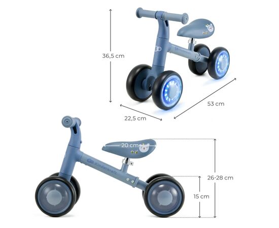 Беговел Kinderkraft Cutie Flash Blue (KRCUFL00BLU0000) (5902533927968), изображение 2