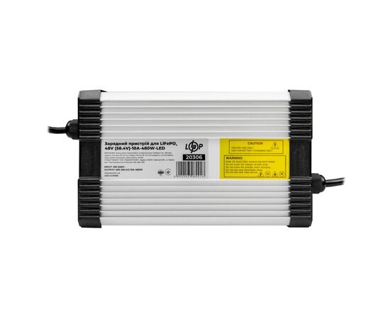 Мережевий зарядний пристрій для АКБ LogicPower LiFePO4 48V (58.4V)-10A-480W-LED (20306)